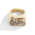 Original Stylish Resin 8 Colors Geometric Ring