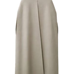 Simple Sleeveless Solid Color Round-Neck Cape Outerwear