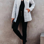 Pocket Casual Solid Color Jacket