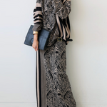 Column Striped Knitting Skirts Bottoms
