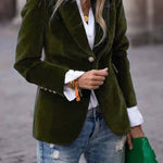 Vintage Velvet Slim-Fit Blazer