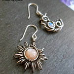 Vintage Sun Moon Earrings