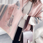 Original Warm Cartoon Print Shawl&Scarf