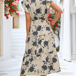 Like A Dream Ruffle Floral Midi Dress