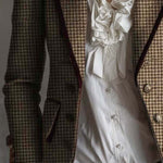 Vintage Tweed Houndstooth Tailored Blazer