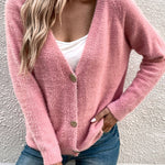 Simple Breasted Cardigan Sweater Jacket