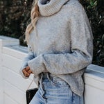 turtleneck pullover sweater