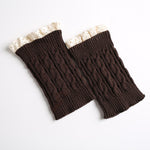Original Creation Keep Warm Hollow Jacquard Leg Warmers Accessories