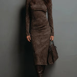 Emma | Midi Dress with Long Sleeves