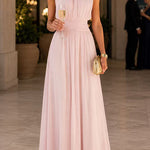 Margovil Crewneck Sleeveless High Waist Maxi Dress