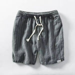 Dario Linen Striped Shorts