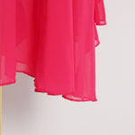 Loose Raglan Sleeve Solid Color Tiered Stand Collar Maxi Dresses