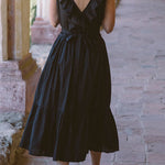 V-NECK FASHIONABLE REVERSIBLE DRESS