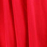 A-Line Elasticated Waist Backless Pleated Solid Color Split-Joint Deep V-Neck Mini Dresses