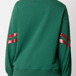Christmas Sequined Crewneck Casual Sweatshirt