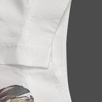 Long Sleeves Loose Flower Print Stand Collar Blouses&Shirts Tops