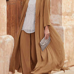 Chiffon Wide Loose Shirt Two-Piece Women's Suit