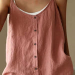 Women's Cotton Casual Loose Tank Top