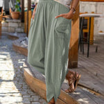 Wide Leg Cotton Loose Pencil Pants