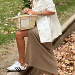 Fashion White Solid Color Tassel Loose Jacket