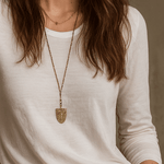 Basic Soft Ivory Everyday Long Sleeve T-shirt