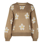 New autumn and winter fashionable long-sleeved jacquard sweater