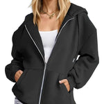 Zeagoo Women's Oversized Zip Up Hoodies
