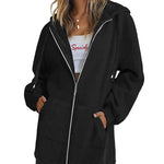 Zeagoo Zip Up Hoodies Long Fleece Jacket