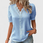 Avienne | Chic V-Neck Blouse