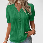 Avienne | Chic V-Neck Blouse