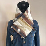 Women's Western Red Aztec Warm Neck Hood