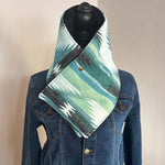 Women's Western Red Aztec Warm Neck Hood