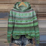 Gaby | Ethnic Retro Hoodie
