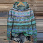 Úrsula | Vintage-Inspired Ethnic Hoodie