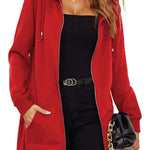 Zip Up Hoodies Fleece Tunic Sweatshirt - Zeagoo (Us Only)