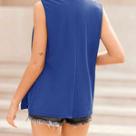 Zeagoo Women's Vest Jacket Casual Sleeveless Blazer