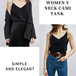 Zeagoo Women's Silk Satin Tank Tops