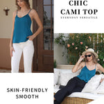 Zeagoo Women's Silk Satin Tank Tops