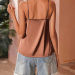 Zeagoo Women's Silk Satin Tank Tops