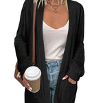 Zeagoo Women's Oversized Cardigan Cable Knit V Neck Sweater