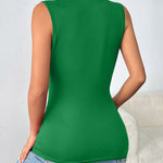 Zeagoo Womens Mock Turtleneck Tank Tops