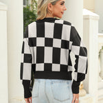 Zeagoo Womens 2024 Fall Crewneck Cropped Sweater