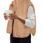 Zeagoo Womens Puffer Vest Ladies Sleeveless Zip Up Outerwear