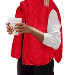 Zeagoo Womens Puffer Vest Ladies Sleeveless Zip Up Outerwear