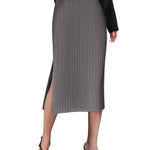 Zeagoo Womens Knit Midi Skirts Casual Pencil Skirt