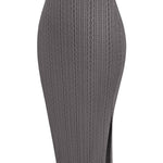 Zeagoo Womens Knit Midi Skirts Casual Pencil Skirt