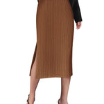 Zeagoo Womens Knit Midi Skirts Casual Pencil Skirt