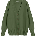 Zeagoo Women's Open Front Oversized Soft Knit Sweater Cardigan