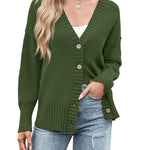 Zeagoo Women's Open Front Oversized Soft Knit Sweater Cardigan