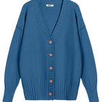 Zeagoo Women's Open Front Oversized Soft Knit Sweater Cardigan